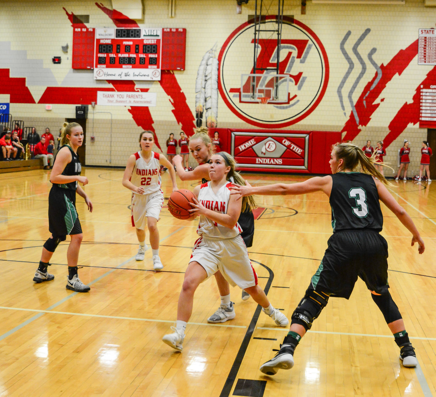 FC girls basketball vs. North Union 11